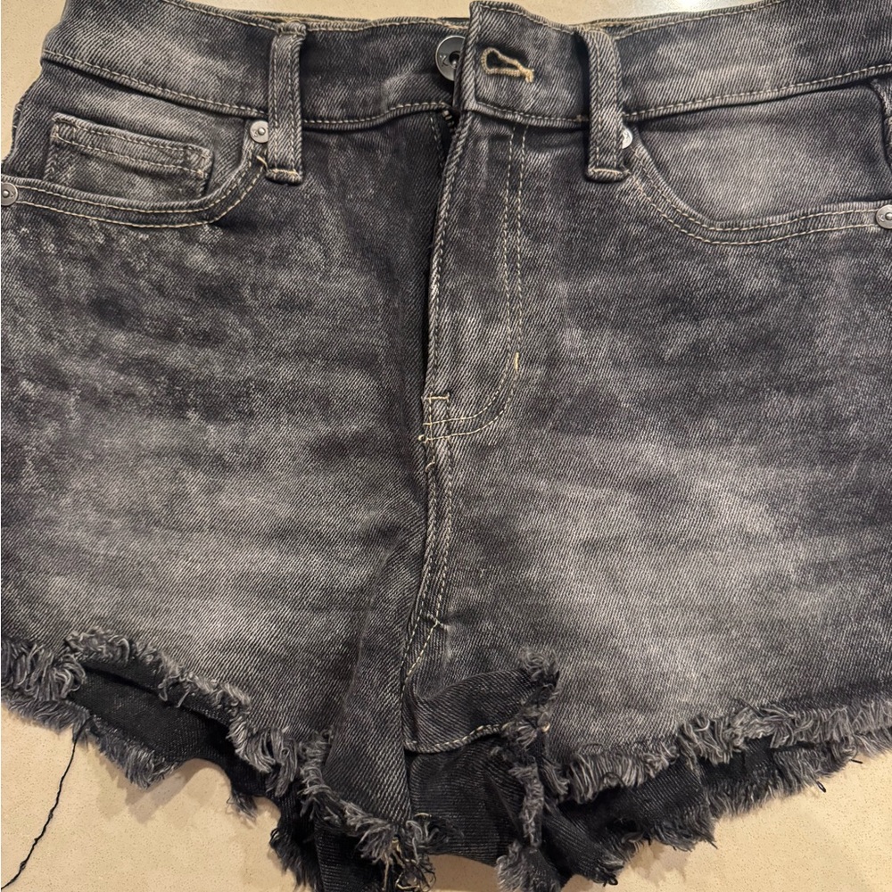 Kendall & Kylie Charcoal Jean Shorts